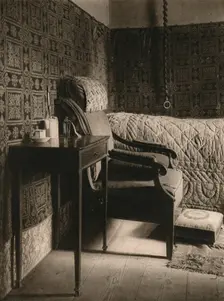 Weimar. Goethe's death chamber 1931. Artist: Kurt Hielscher