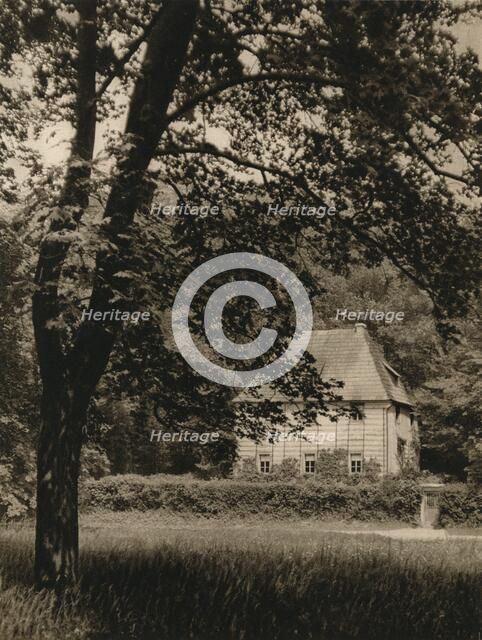 'Weimar. Goethe's Garden-house', 1931. Artist: Kurt Hielscher.