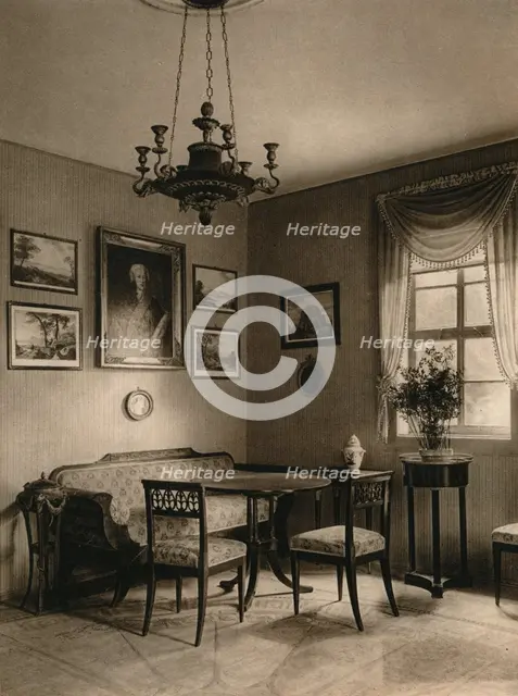 'Weimar. Interior of Tiefurt Castle', 1931. Artist: Kurt Hielscher.