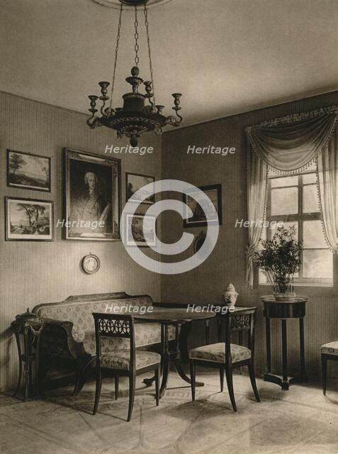 'Weimar. Interior of Tiefurt Castle', 1931. Artist: Kurt Hielscher.