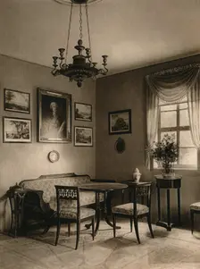 Weimar. Interior of Tiefurt Castle 1931. Artist: Kurt Hielscher
