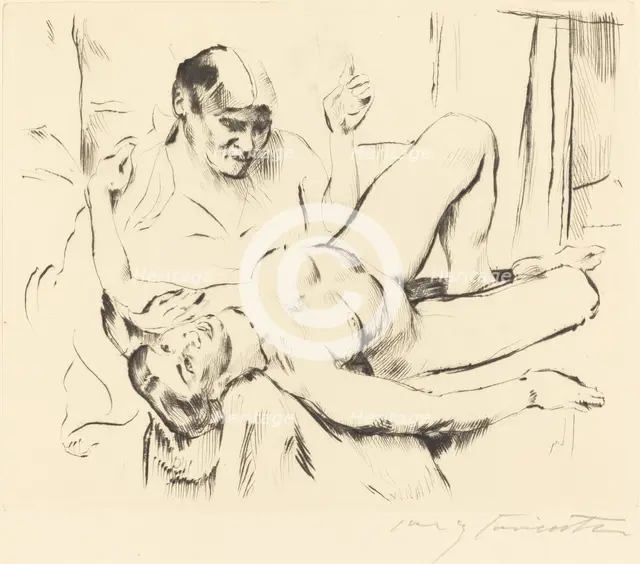 Weissagung (Prophecy), 1914. Creator: Lovis Corinth.