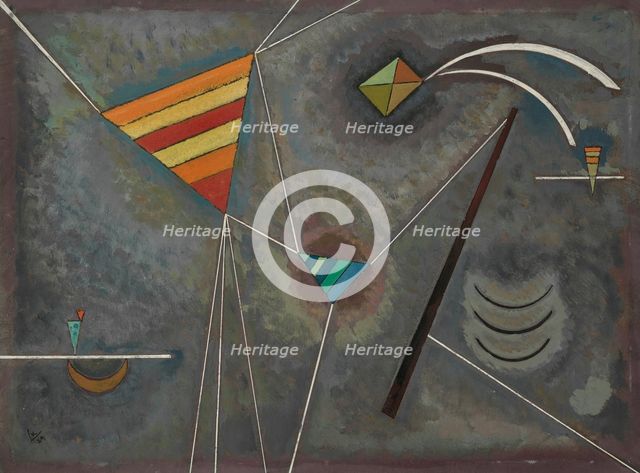 Weissgebunden (White-bound), 1929. Creator: Kandinsky, Wassily Vasilyevich (1866-1944).