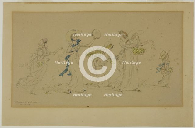 Welcome Once Again, 1884. Creator: Catherine Greenaway.