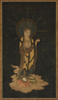 Welcoming Descent of Jizo Bosatsu, 1200s. Creator: Unknown