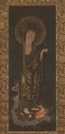 Welcoming Descent of Jizo, early 14th century. Creator: Unknown