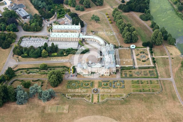 Welbeck Abbey and formal gardens, near Worksop, Nottinghamshire, 2018. Creator: Historic England.