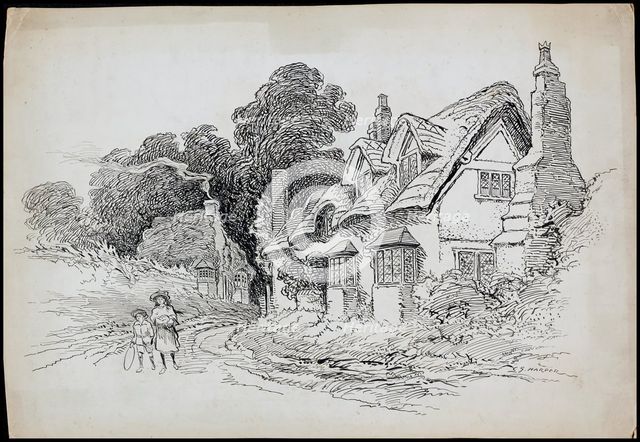 Welford-on-Avon, Warwickshire, 1892-1933. Artist: Charles George Harper.