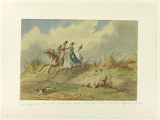 Well, This is a New Way of Taking a Fence-She Doesn't Seem to Take Offence Anyhow, n.d. Creator: Hablot Knight Browne