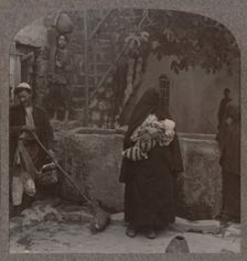 Well by Peter's huse, Jaffa c1900