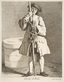 Well Cleaner, 1746. Creator: Caylus, Anne-Claude-Philippe de