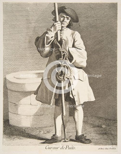 Well Cleaner, 1746. Creator: Caylus, Anne-Claude-Philippe de.