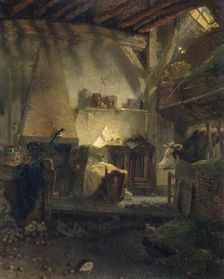 Well-guarded Infant, 1867. Creator: August Allebe