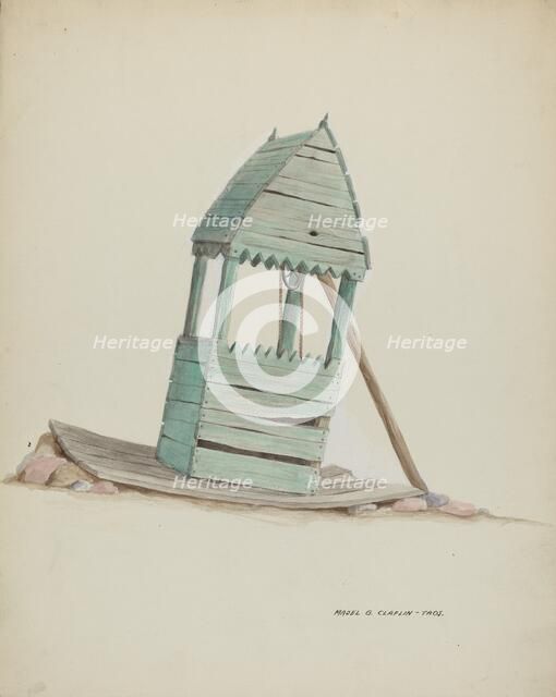 Well Head, c. 1937. Creator: Majel G. Claflin.