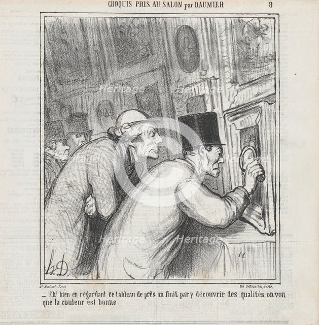 Well, if you look very closely, you might end up finding some quality! From "Sketches from... 1865. Creator: Honore Daumier.