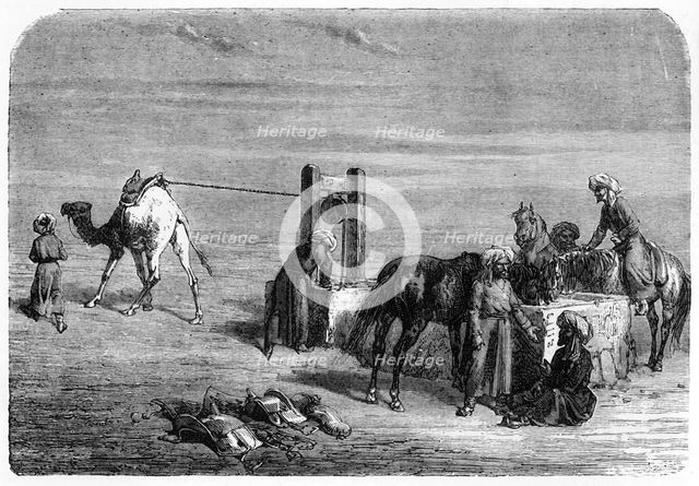 'Well in the Hyrcanian Desert', c1891. Creator: James Grant.