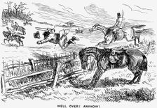 Well Over! Anyhow! 1863. Creator: Unknown