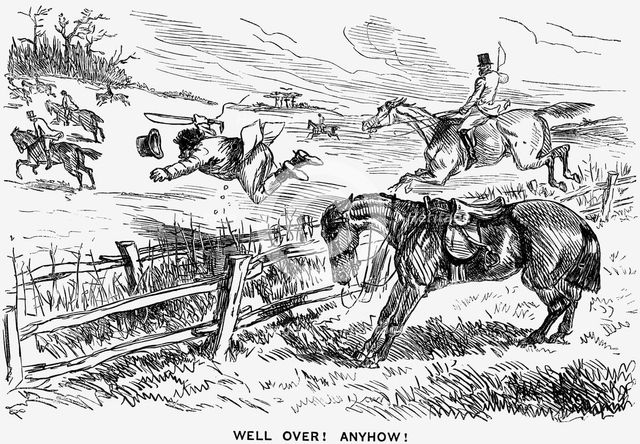'Well Over! Anyhow!', 1863. Creator: Unknown.
