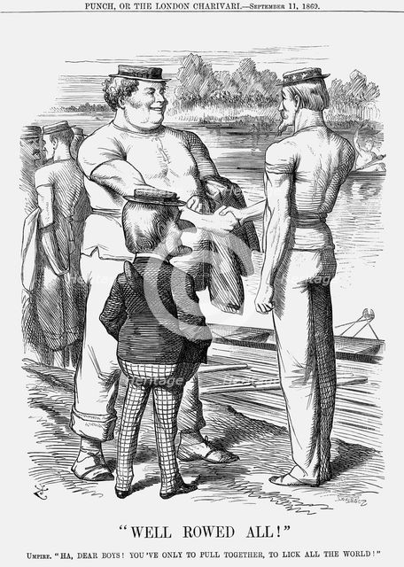 'Well Rowed All!', 1869. Creator: Joseph Swain.