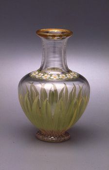 Well Spring Carafe, Lambeth, 1847. Creators: Richard Redgrave, Stangate Glass Works, John Fell Christy