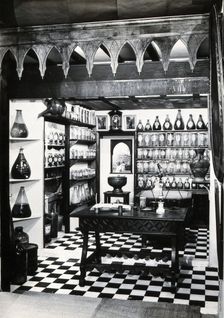 Wellcome Historical Medical Museum, Wigmore Street, London: reconstruction of a Hispano-Moresque... Creator: Unknown