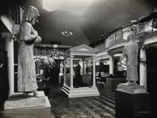 Wellcome Historical Medical Museum, Wigmore Street, London: the galleried Hall of Statuary. Creator: Unknown