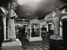 Wellcome Historical Medical Museum, Wigmore Street, London: the galleried Hall of Statuary. Creator: Unknown