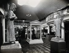 Wellcome Historical Medical Museum, Wigmore Street, London: the galleried Hall of Statuary. Creator: Unknown