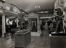Wellcome Historical Medical Museum, Wigmore Street, London: the galleried Hall of Statuary, c1900s.. Creator: Unknown