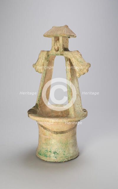 Wellhead with Dragon Heads, Eastern Han dynasty (A.D. 25-220). Creator: Unknown.