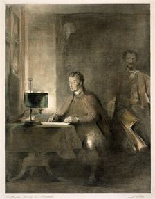 Wellington Writing His Despatches c1836. Artist: David Wilkie