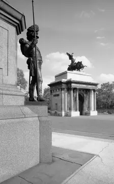 Wellington Arch, Westminster, London, c1945-c1980. Artist: Eric de Maré