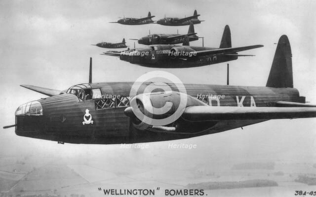 'Wellington Bombers', c1940s. Artist: Unknown