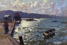 Wellington Harbour, 1894. Creator: James McLauchlan Nairn