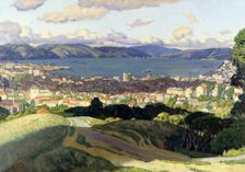 Wellington Harbour,1936. Creator: Archibald Frank Nicoll