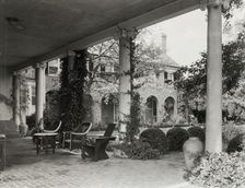 "Wellington," Malcolm Matheson house, Fox Hunt Road, Alexandria, Virginia, 1931. Creator: Frances Benjamin Johnston