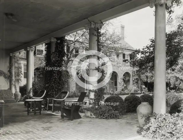 "Wellington," Malcolm Matheson house, Fox Hunt Road, Alexandria, Virginia, 1931. Creator: Frances Benjamin Johnston.