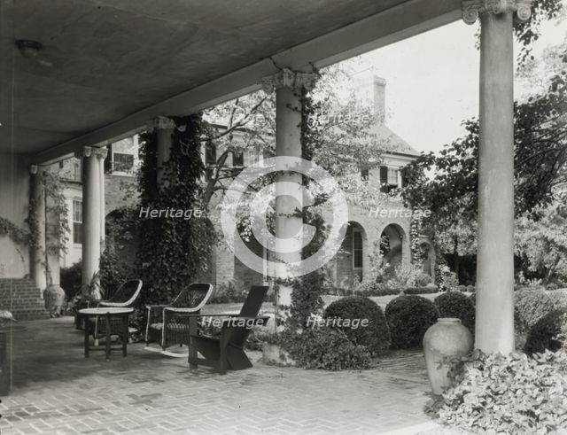 "Wellington," Malcolm Matheson house, Fox Hunt Road, Alexandria, Virginia, 1931. Creator: Frances Benjamin Johnston.