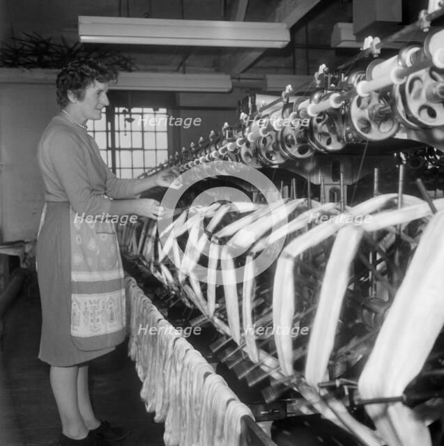 Wellington Mill, Strangman Street, Leek, Staffordshire, 1960-1974. Creator: Eileen Deste.