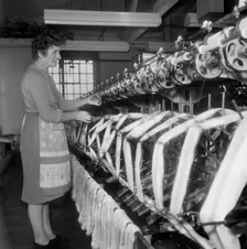 Wellington Mill, Strangman Street, Leek, Staffordshire, 1960-1974. Creator: Eileen Deste