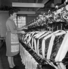 Wellington Mill, Strangman Street, Leek, Staffordshire, 1960-1974. Creator: Eileen Deste