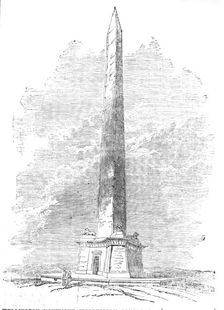 Wellington Monument, Wellington, Somerset, 1854. Creator: Unknown