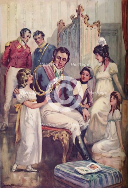 'Wellington on the Eve of Waterloo', c1925. Artist: Charles Dudley Tennant.