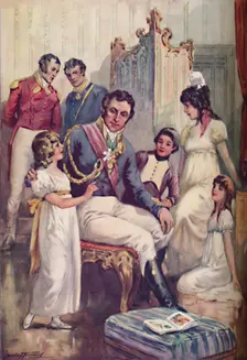 Wellington on the Eve of Waterloo c1925. Artist: Charles Dudley Tennant