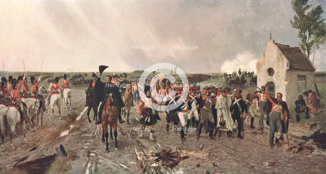 'Wellington's March from Quatre Bras to Waterloo', 1815, (c1878), (c1902).  Creator: Unknown.