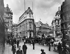 Wellington Street and Aldwych, London. Creator: Unknown