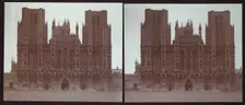 Wells Cathedral, Cathedral Green, Wells, Mendip, Somerset, 1913. Creator: Walter Edward Zehetmayr