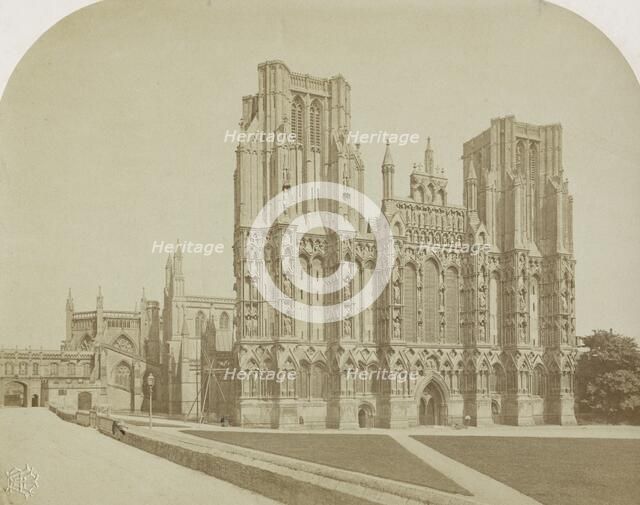 Wells Cathedral, Somerset, 1862. Artist: Cundall, Downes & Co.