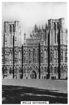 Wells Cathedral, Wells, Somerset, England, 1936