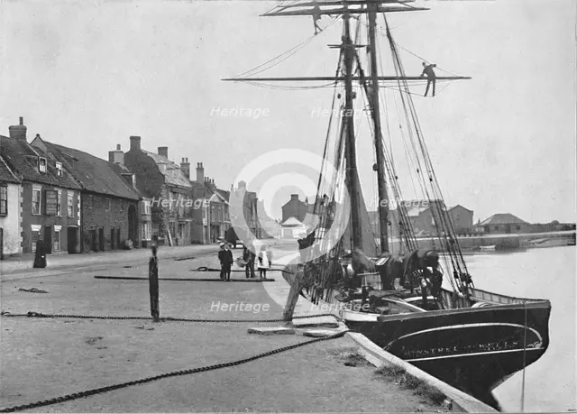 'Wells - The Quay', 1895. Artist: Unknown.